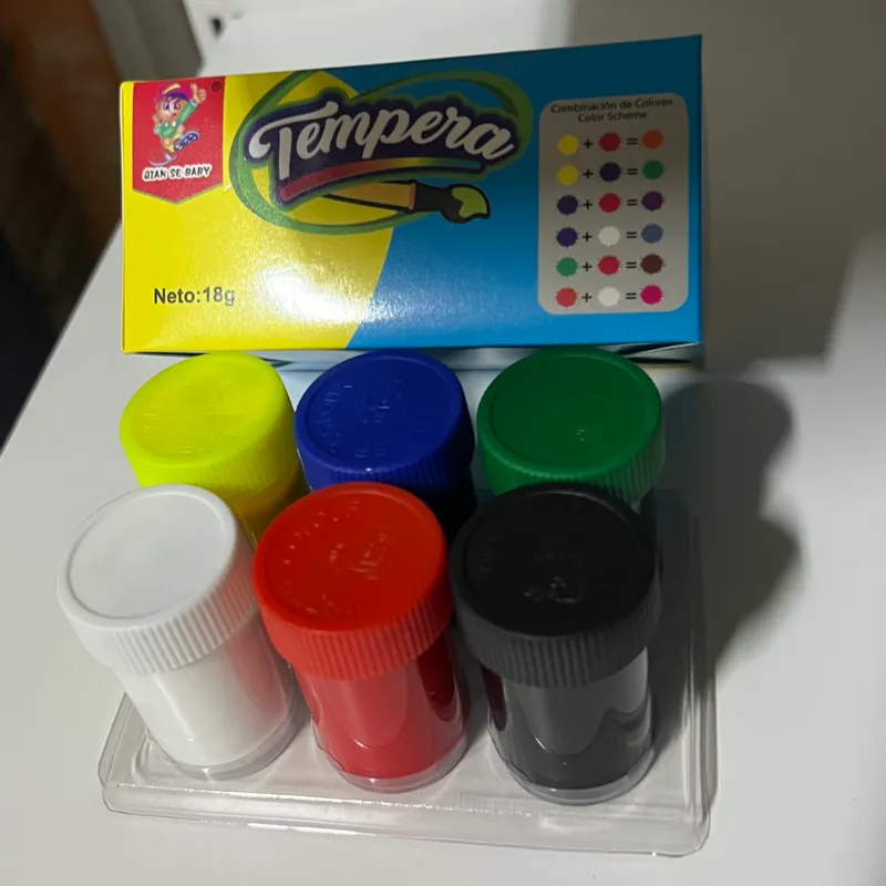 Tempera (6 colores)