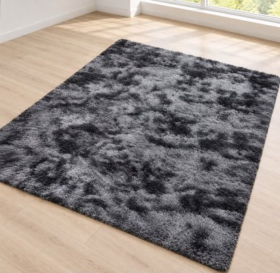 Alfombras decorativas gris oscuro 160x200