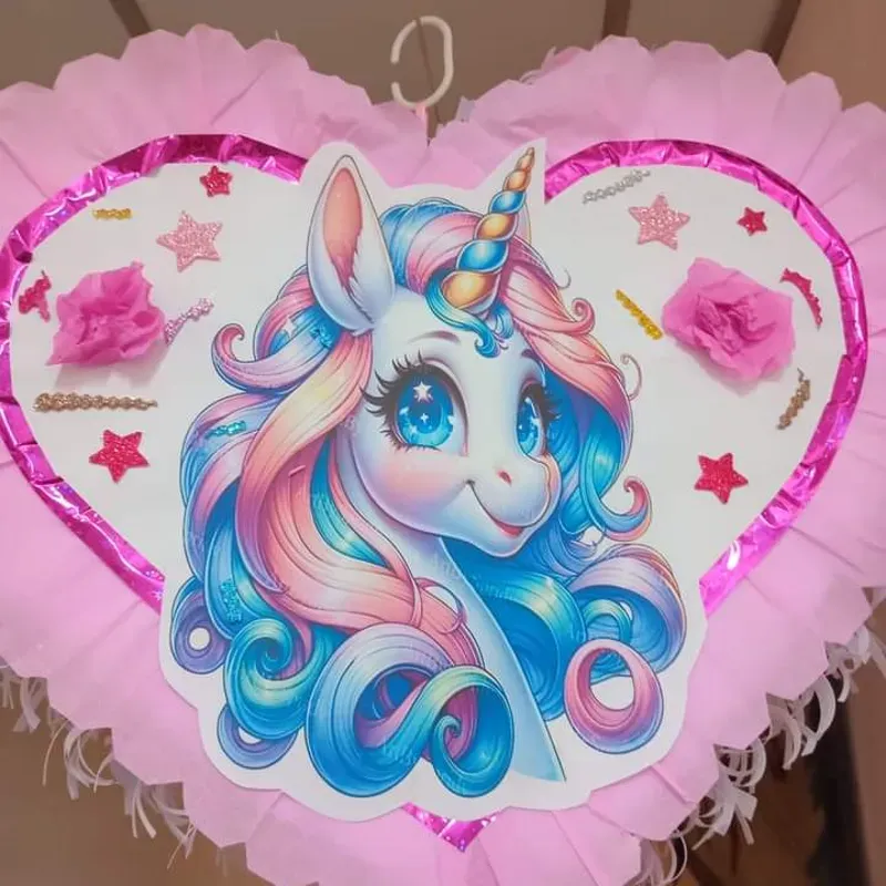 Piñata corazón personalizada