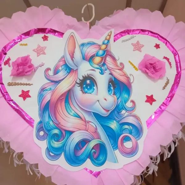 Piñata corazón personalizada