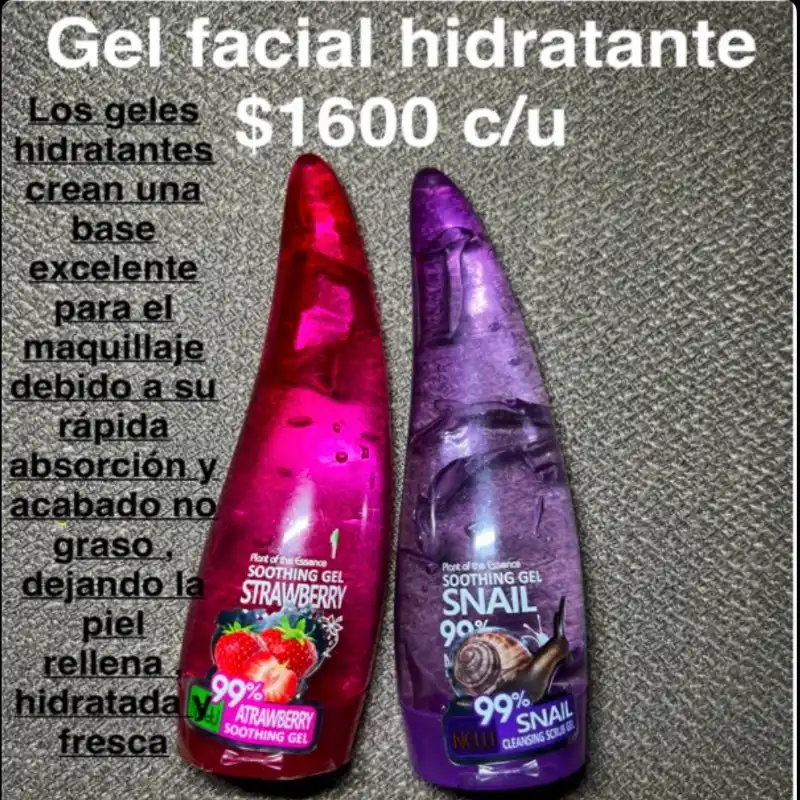 Gel facial hidratante