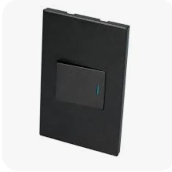 Interruptor sencillo negro (P620N)