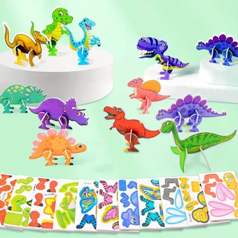 Rompecabezas 3D Dinosaurios