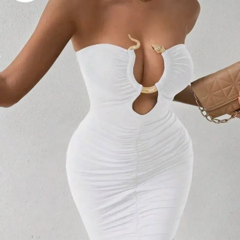 Vestido sexy blanco