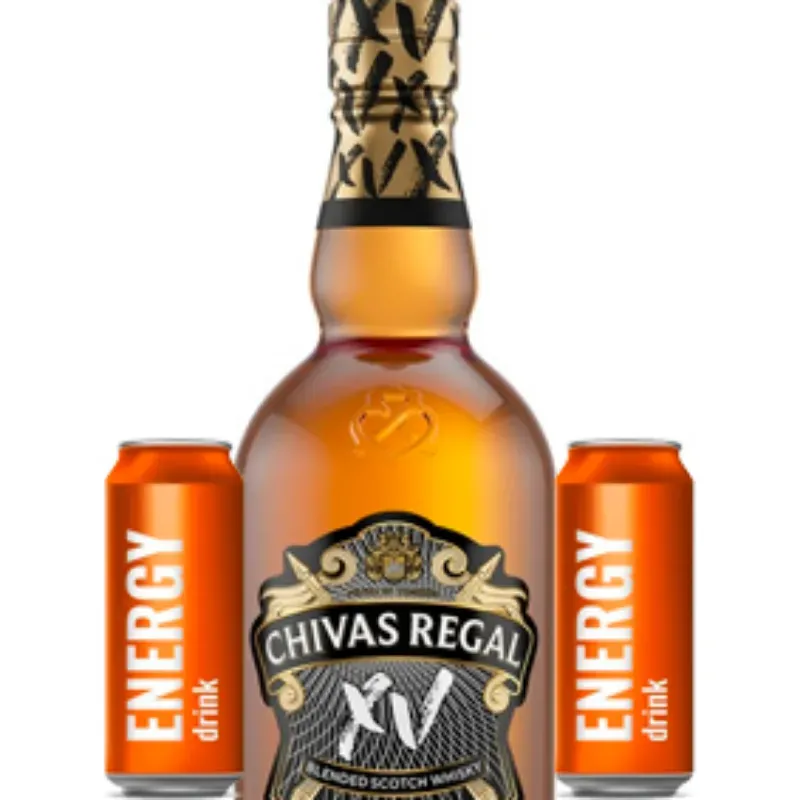 WHISKY CHIVAS REGAL 15 AÑOS + 2 ENERGIZANTES