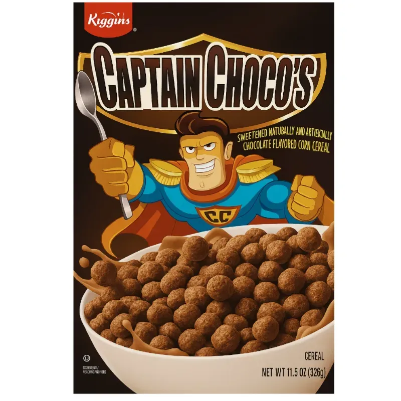 Cereales KIGGINS CAPTAIN CHOCO'S (326g)