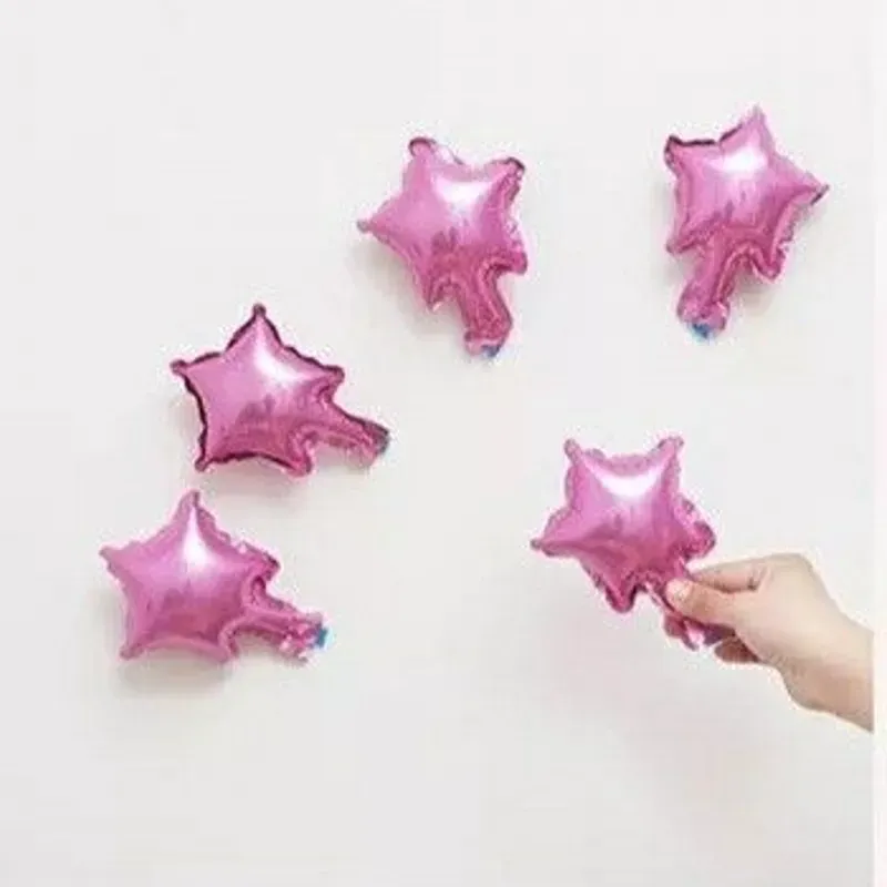 Globo estrella rosada 5"