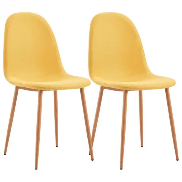 PACK 2 SILLAS COMEDOR LINO AMARILLA
