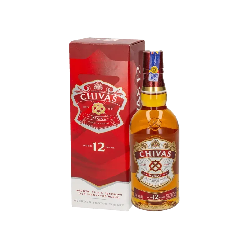 WHISKEY Chivas Regal 12 Años 700 ml  (Rojo)