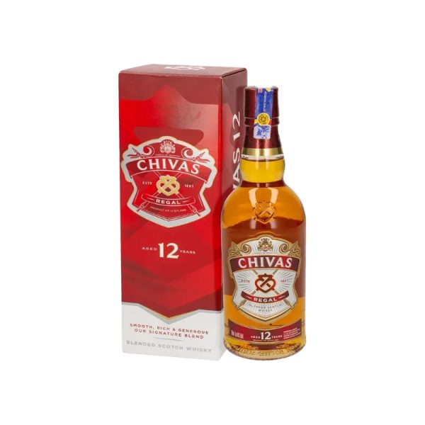 WHISKEY Chivas Regal 12 Años 700 ml  (Rojo)