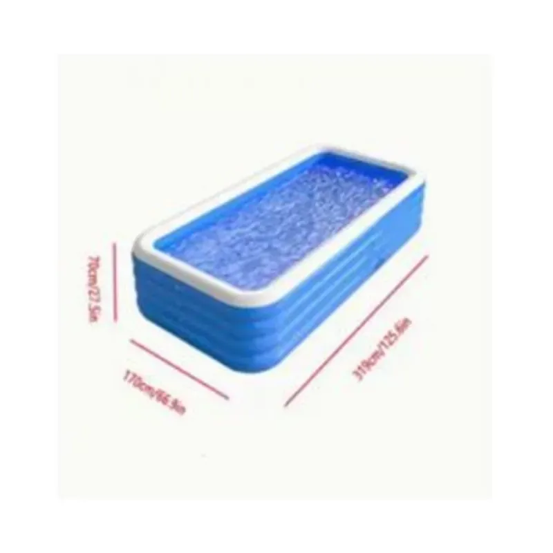 8202049 - Piscina inflable azul y blanca 319 x 170 x 70 cm - U/M: U