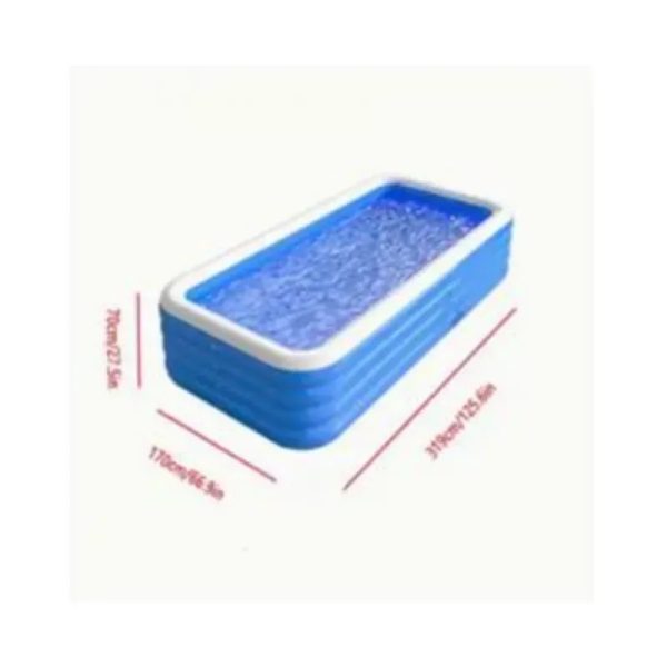 8202049 - Piscina inflable azul y blanca 319 x 170 x 70 cm - U/M: U