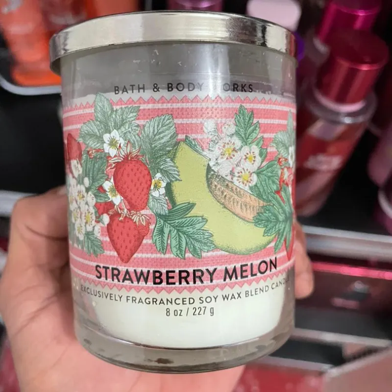 Vela aromática (1mecha) Strawberry Melón