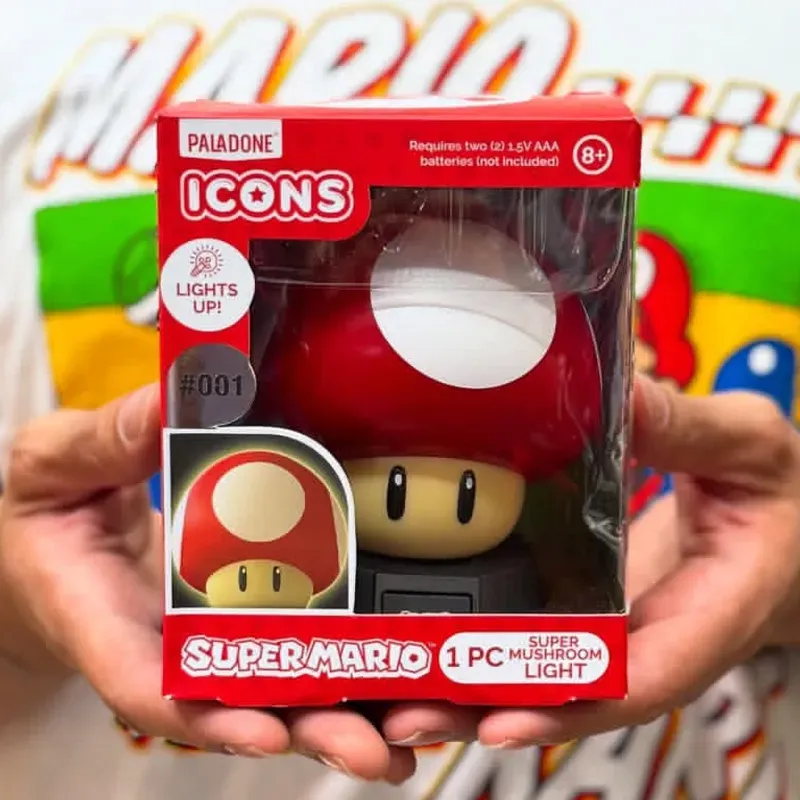 Lámpara de Hongo de Super Mario
