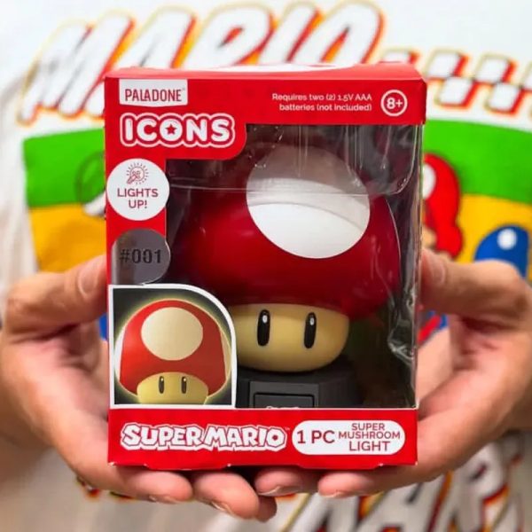Lámpara de Hongo de Super Mario