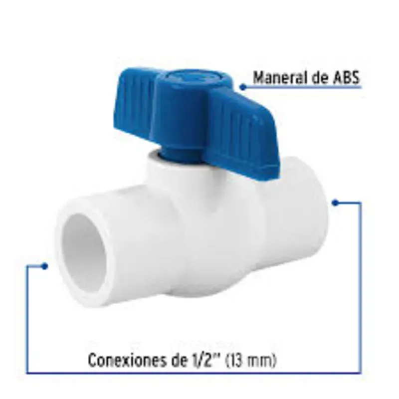 Llave PVC 1/2