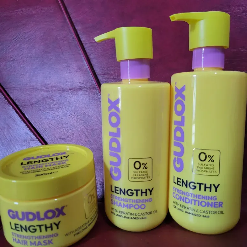 Set de Cuidado Capilar de Keratina y Aceite de Ricino