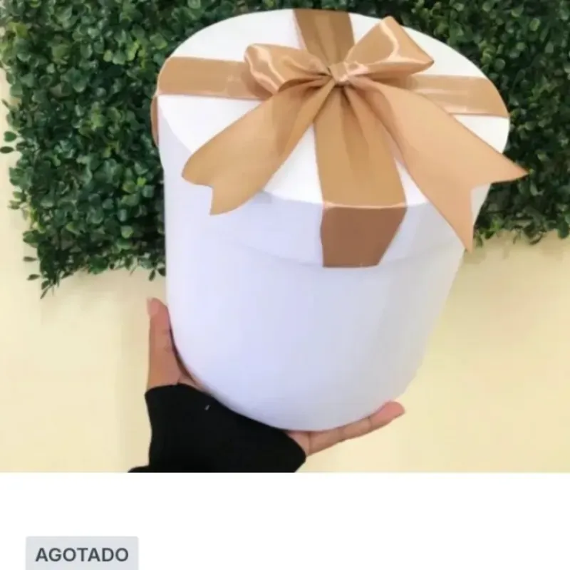 Caja de regalo redonda