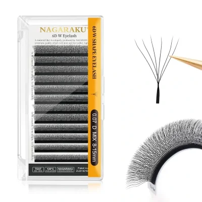 Pestañas 6D(W) 0.07D Mix - Nagaraku