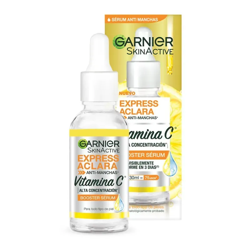 Serum Booster Vitamina C Día L'oréal Garnier Express Aclara Anti Manchas 30ml