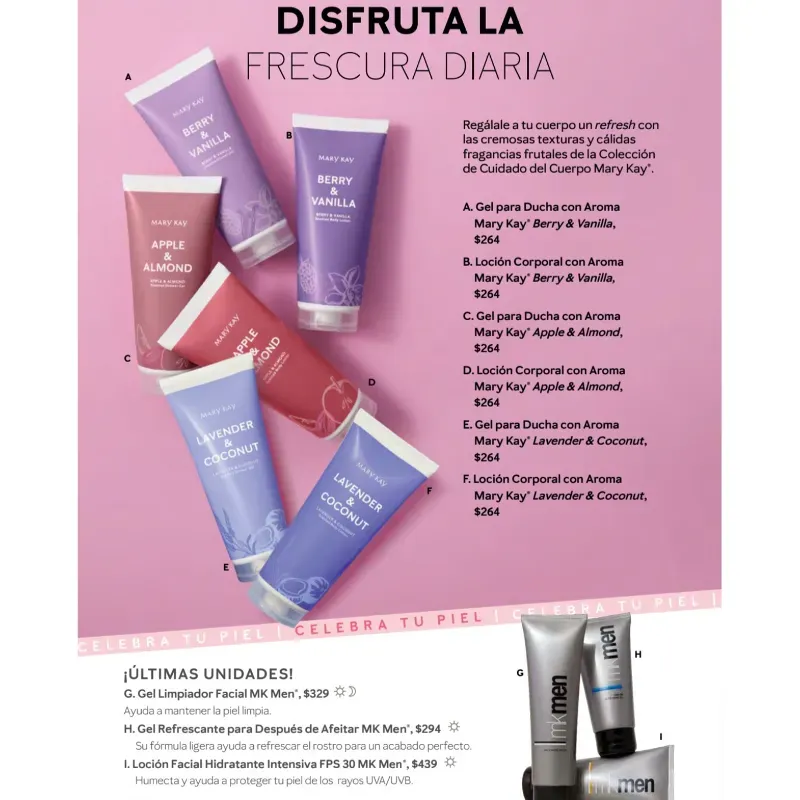 Gel y lociones para la piel