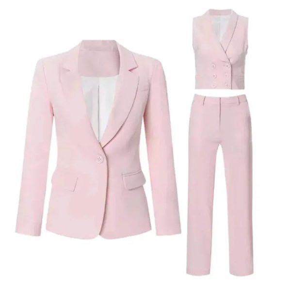 Conjunto 3 piezas (blazer, chaleco y pantalón)