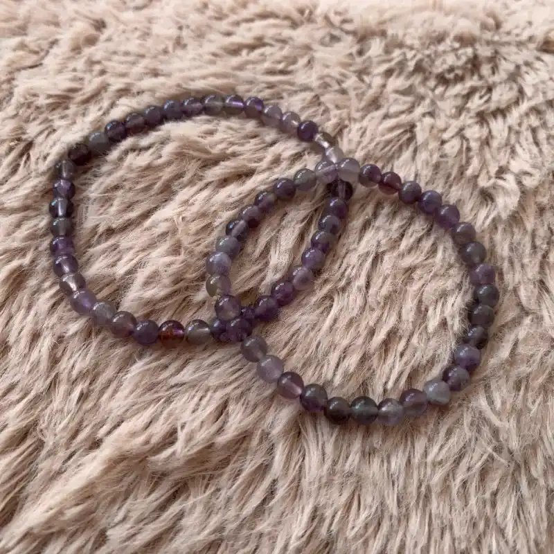 pulsera de piedras semipreciosas 1 (Amatista)