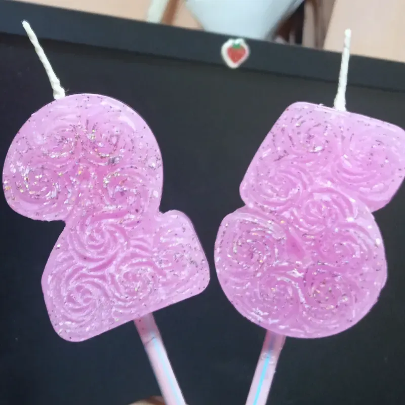 Velas númericas para celebraciónes