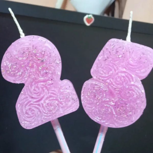 Velas númericas para celebraciónes
