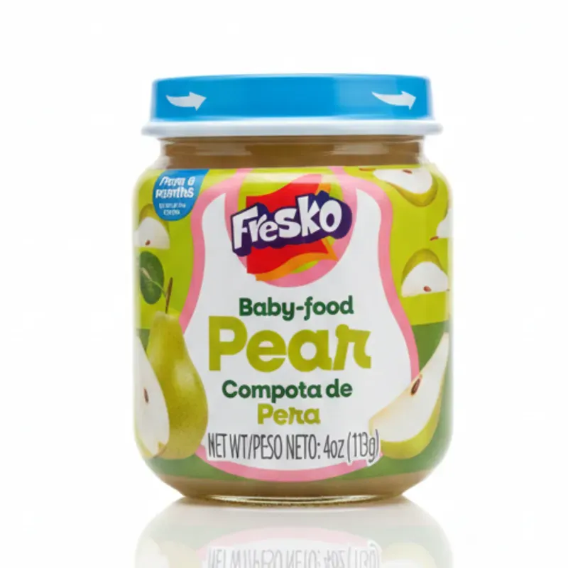 Compota de Sabor Pera Fresko 113 g (4 oz)