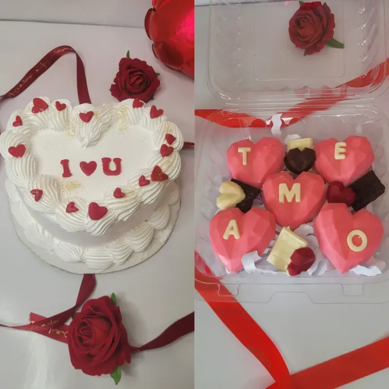 COMBO 5: TE DIGO TODO (Set de bombones XL 5 unidades + minitorta Iloveu)