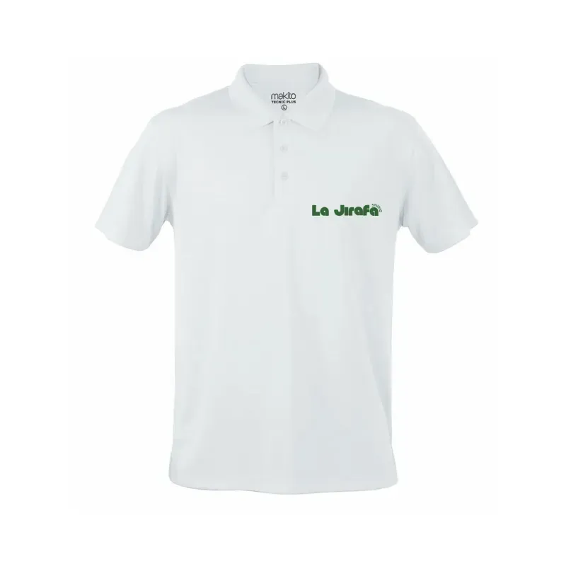 Pulóver con cuello estilo polo blanco