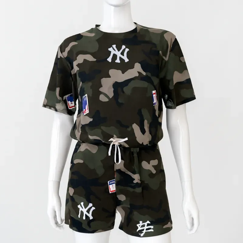 Conjunto short camuflaje
