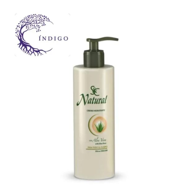 S&C Natural Crema Hidratante con Aloe Vera 400 mL