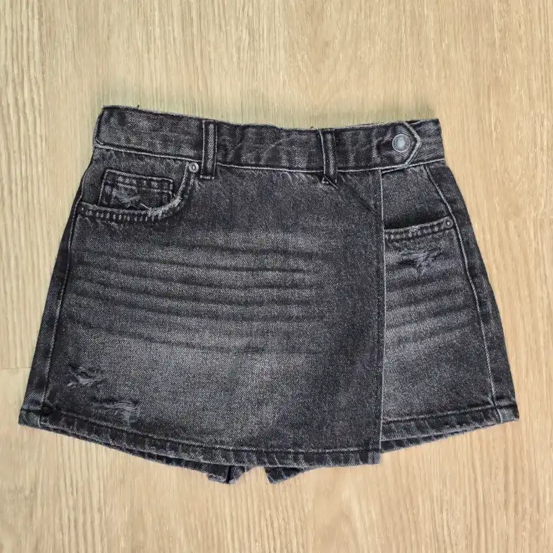 Saya Short De mezclilla