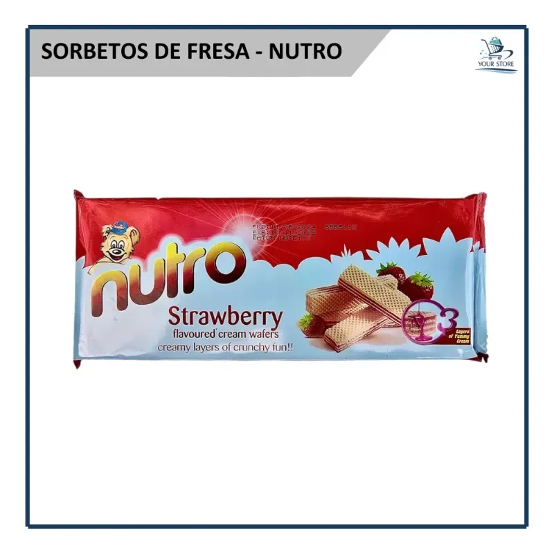 Sorbetos de Fresa - Nutro (75g)