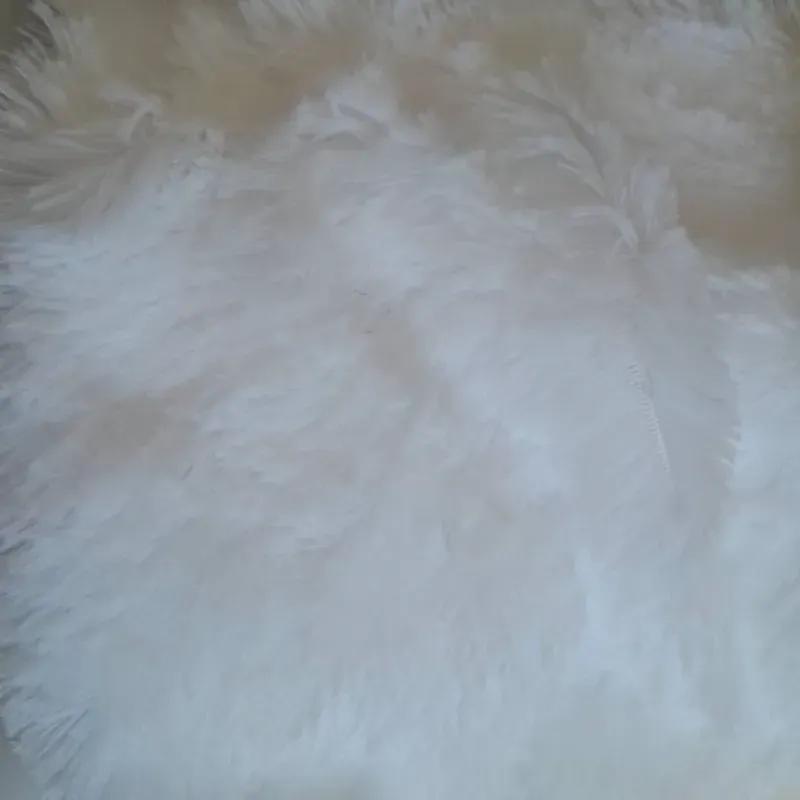 Tela peluche corto BLANCO