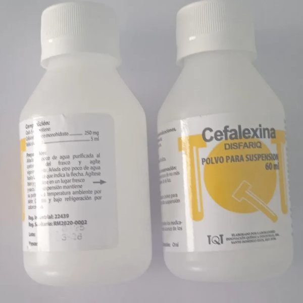 CEFALEXINA EN SUSPENSION 250mg 5ml