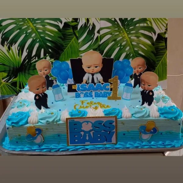 Cake grande tamaño de una bandeja