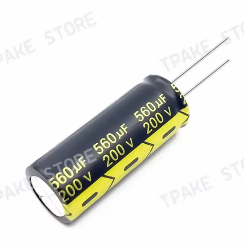 condensador 560Mf 200 Volt de electrolítico de aluminio radial