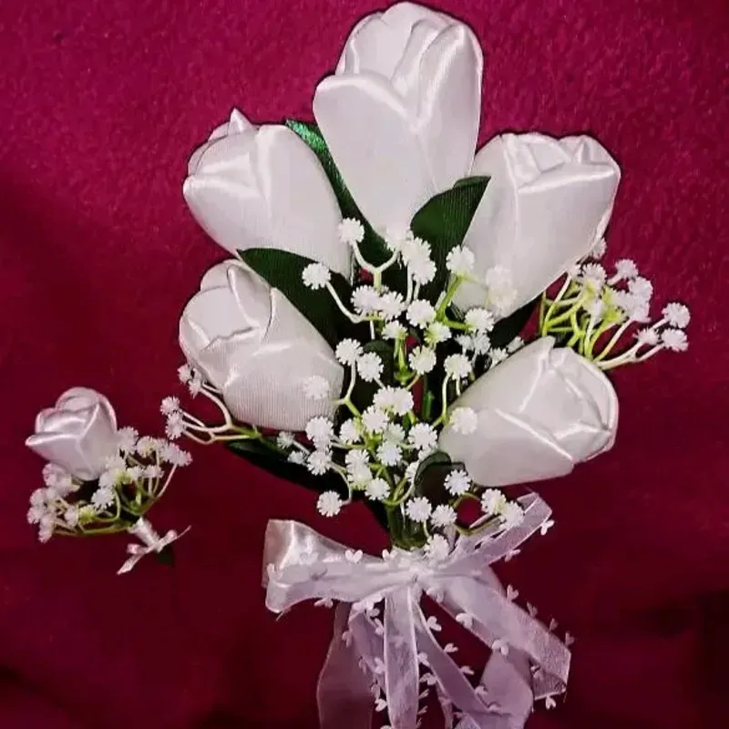 Ramo de boda de tulipanes