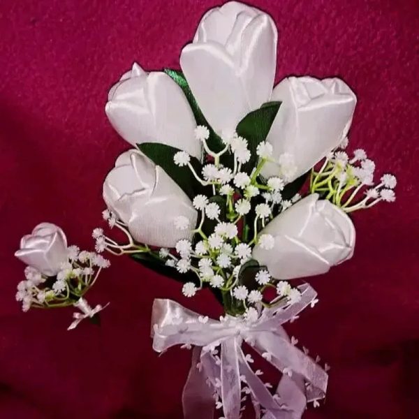 Ramo de boda de tulipanes