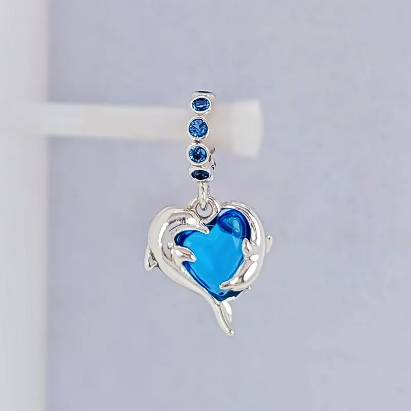 Charm pareja de delfines