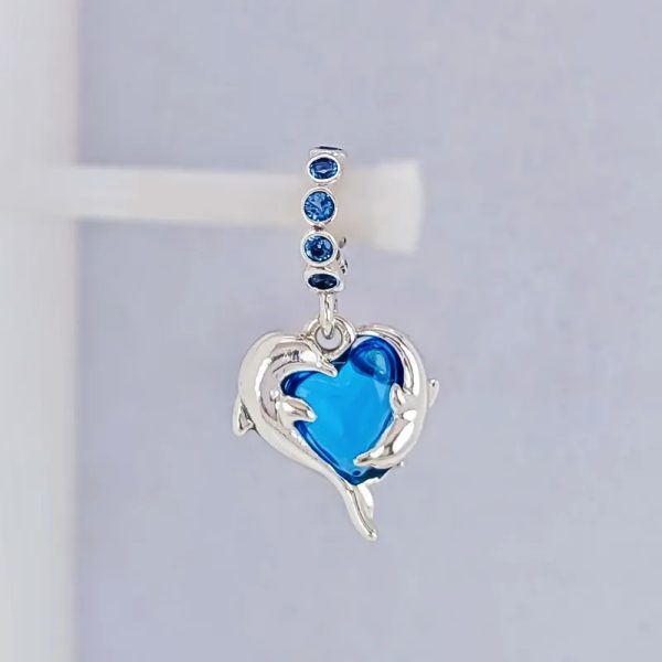 Charm pareja de delfines
