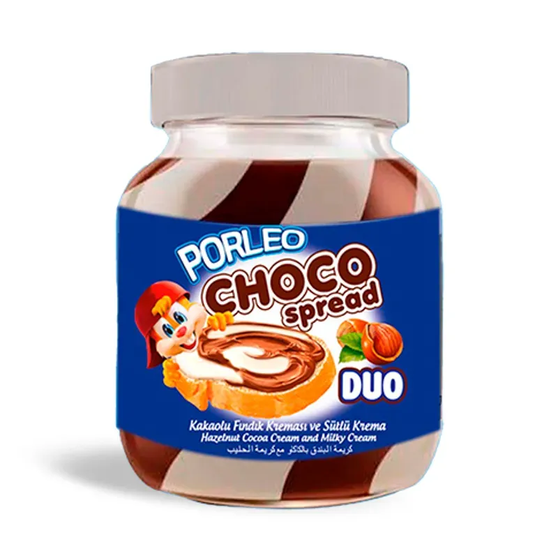 Crema de Cacao con avellana y crema de leche