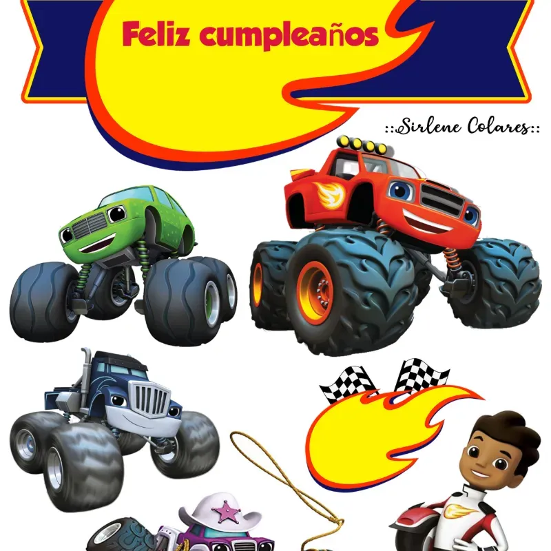 Topper de Blaze and the monster machine