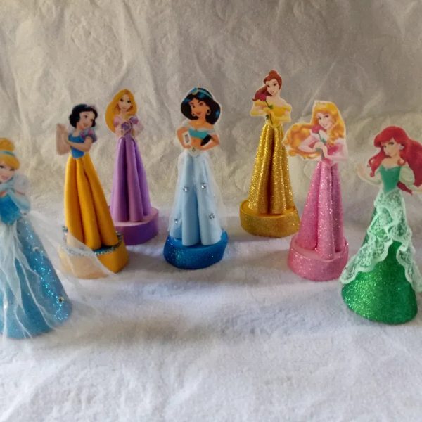 Princesas con vestido de foami