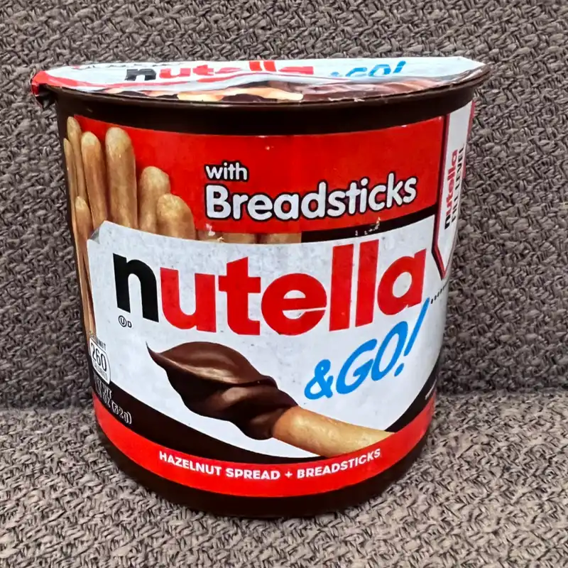 Nutella con bastoncitos