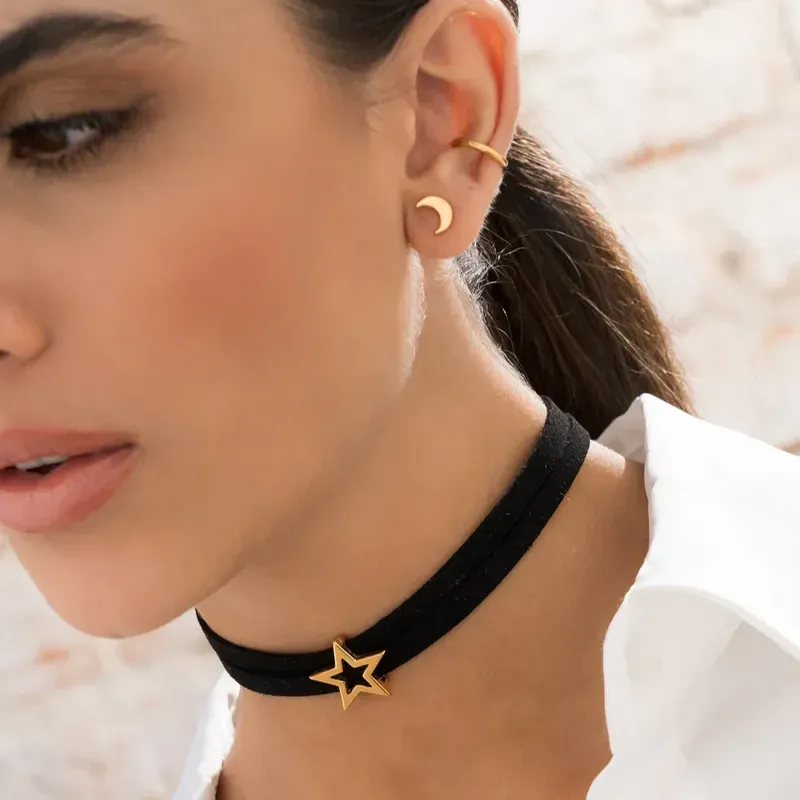 Cuero Estrella + Aretes