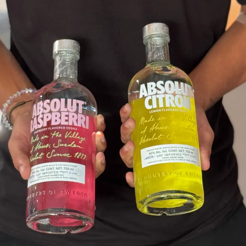 Vodka Absolut saborizado